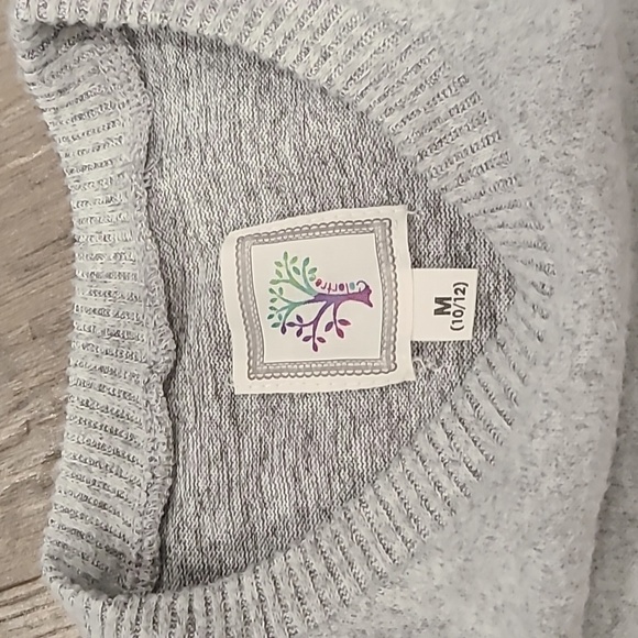 ColorTree Sequins Heart Knit Sweater Size Medium 10/12 - Picture 4 of 4